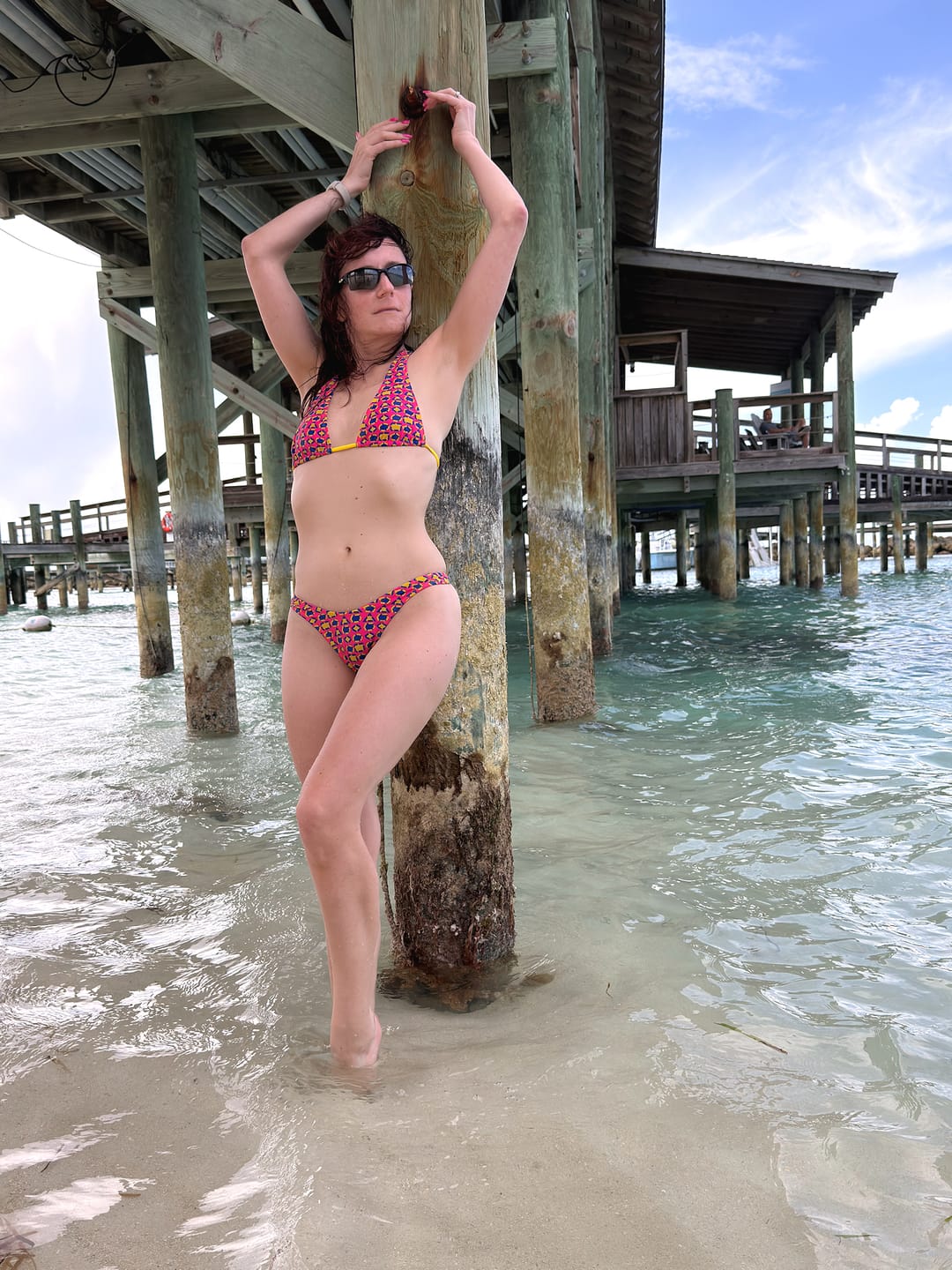 Customer photo review of 002 Bikini Bottoms - Heat Wave