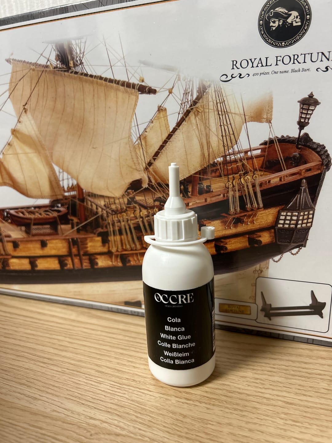 Customer photo review of Cola blanca 100 ml