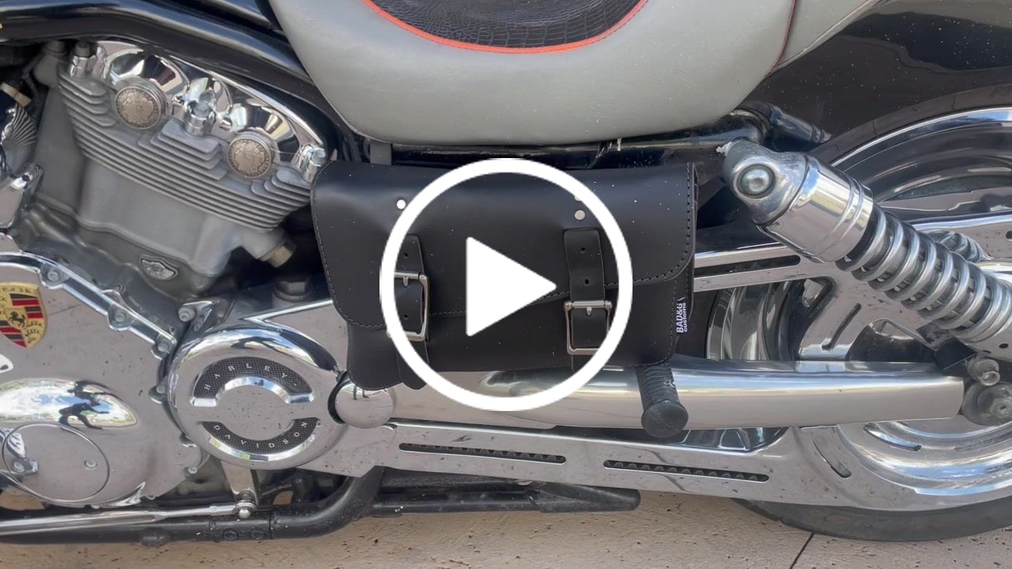 Customer video review of H-D® V-Rod Left Side Solo Frame Bag - VFL01