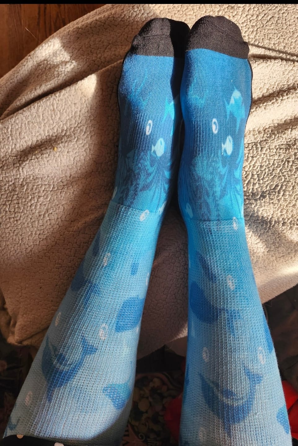 Customer photo review of Deep Sea EasyStretch™ Socks
