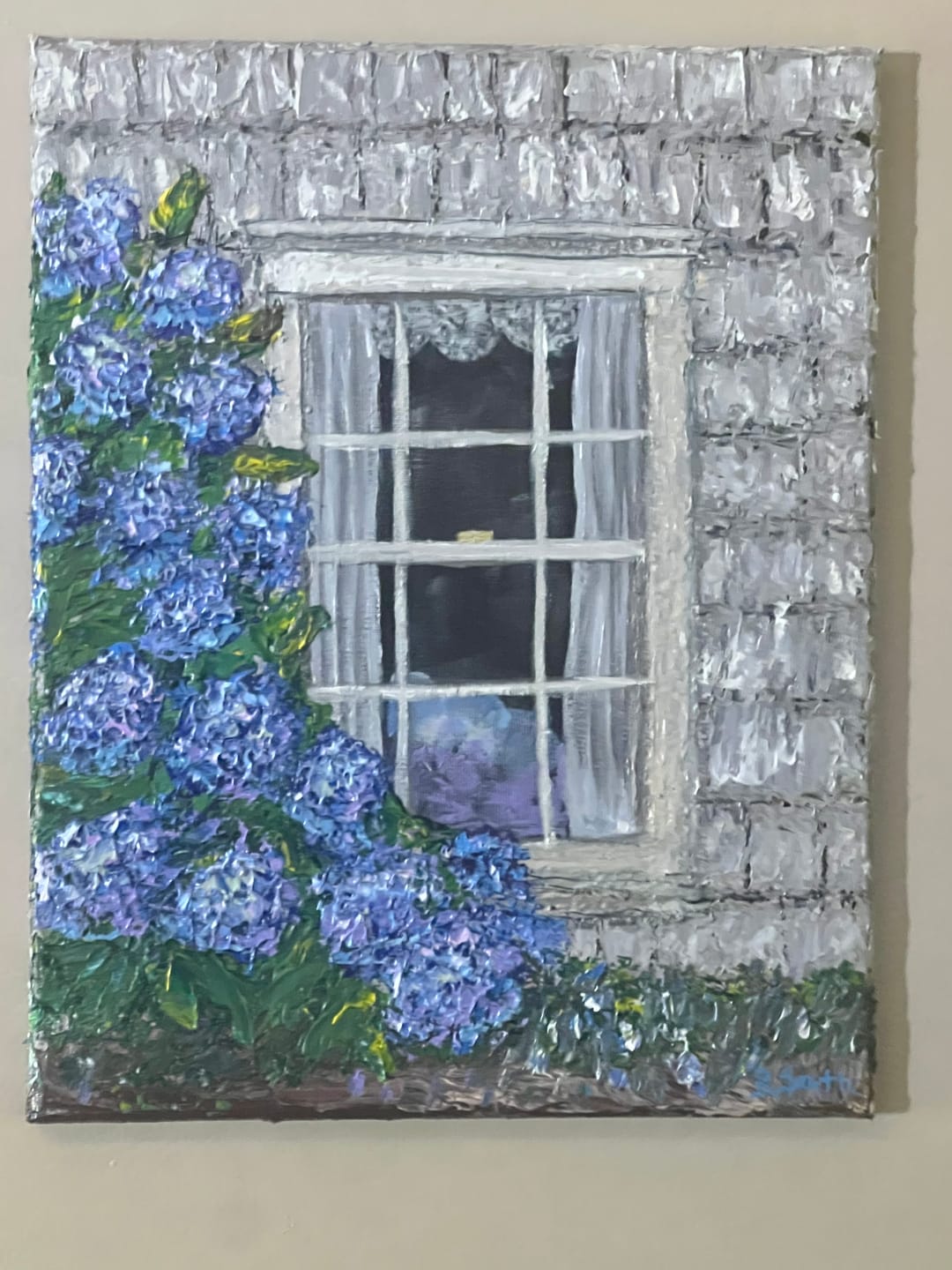 Customer photo review of DabblePaints™️ Neutral Gray — Thick-Body Acrylic Paint