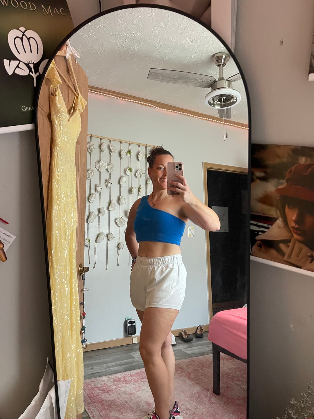 Customer photo review of BOLD One-Shoulder Longline Bra
