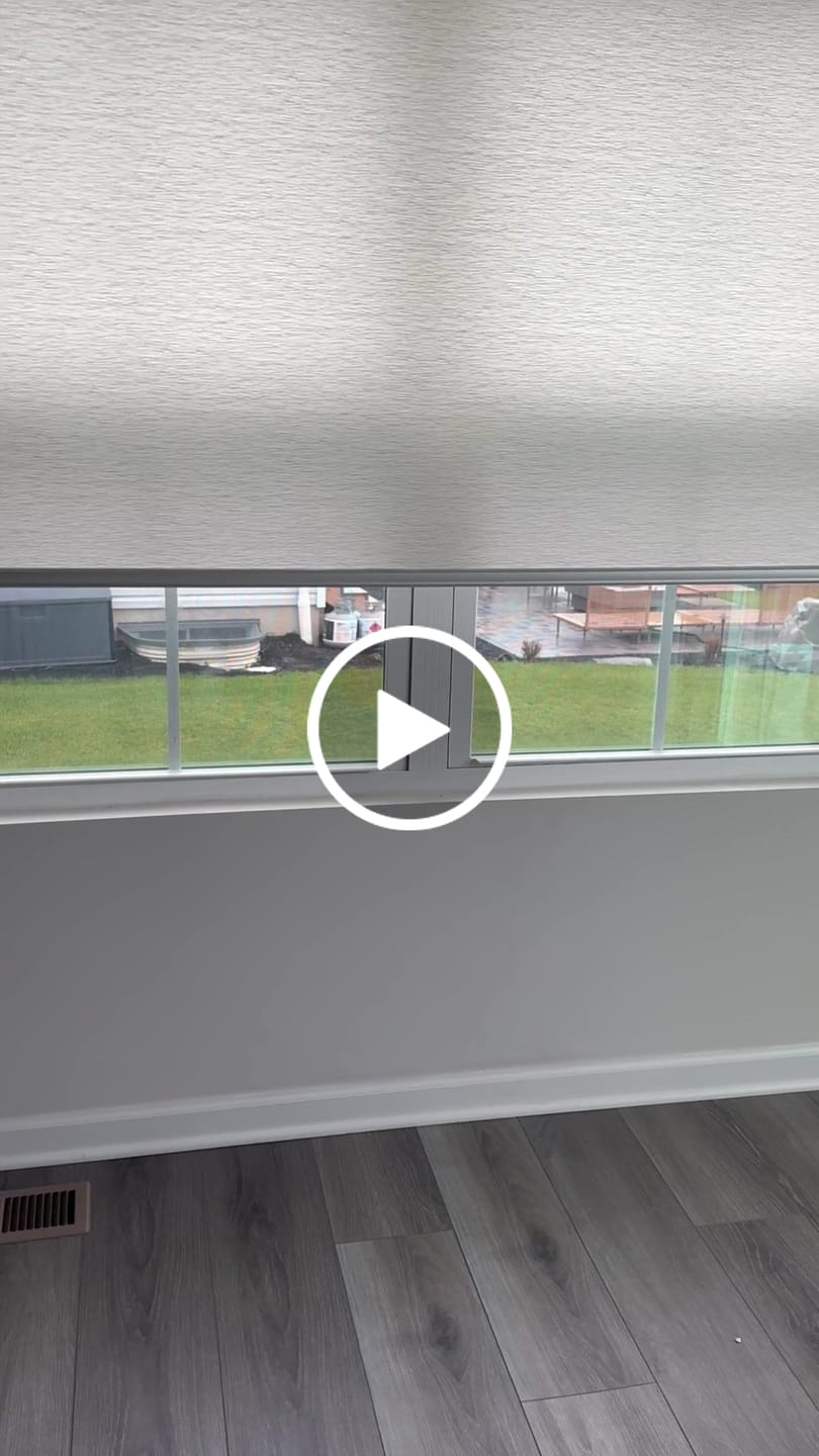Customer video review of Bringnox Motorized Light Filtering Roller Shades 70% Blackout Safari