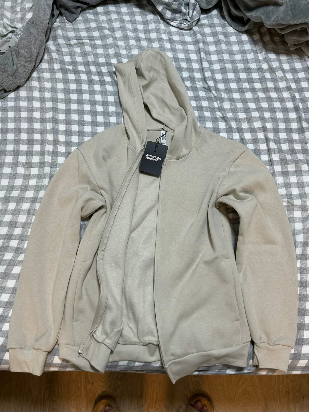 Customer photo review of Unisex Zip Hoodie