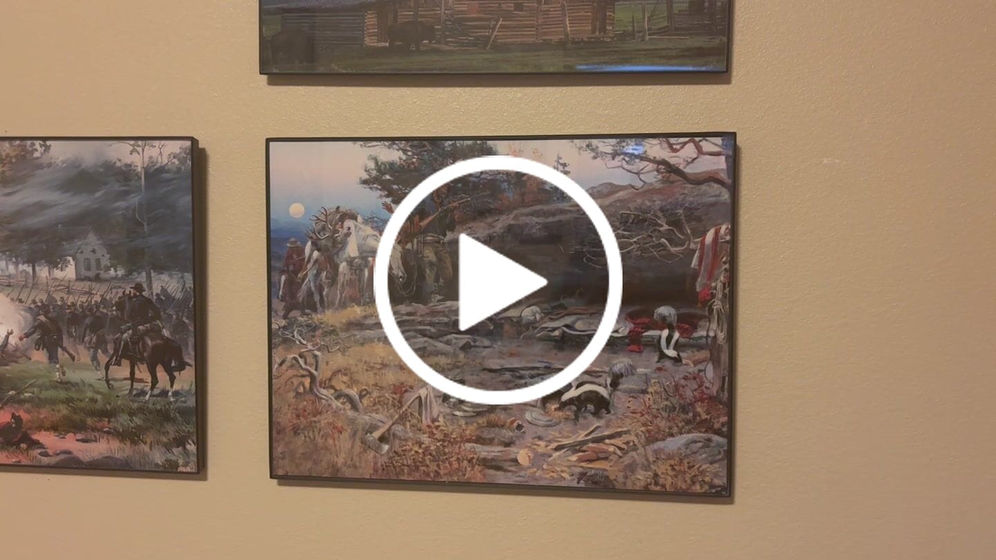 Customer video review of A Disputed Trail (1908) by Charles Marion Russell