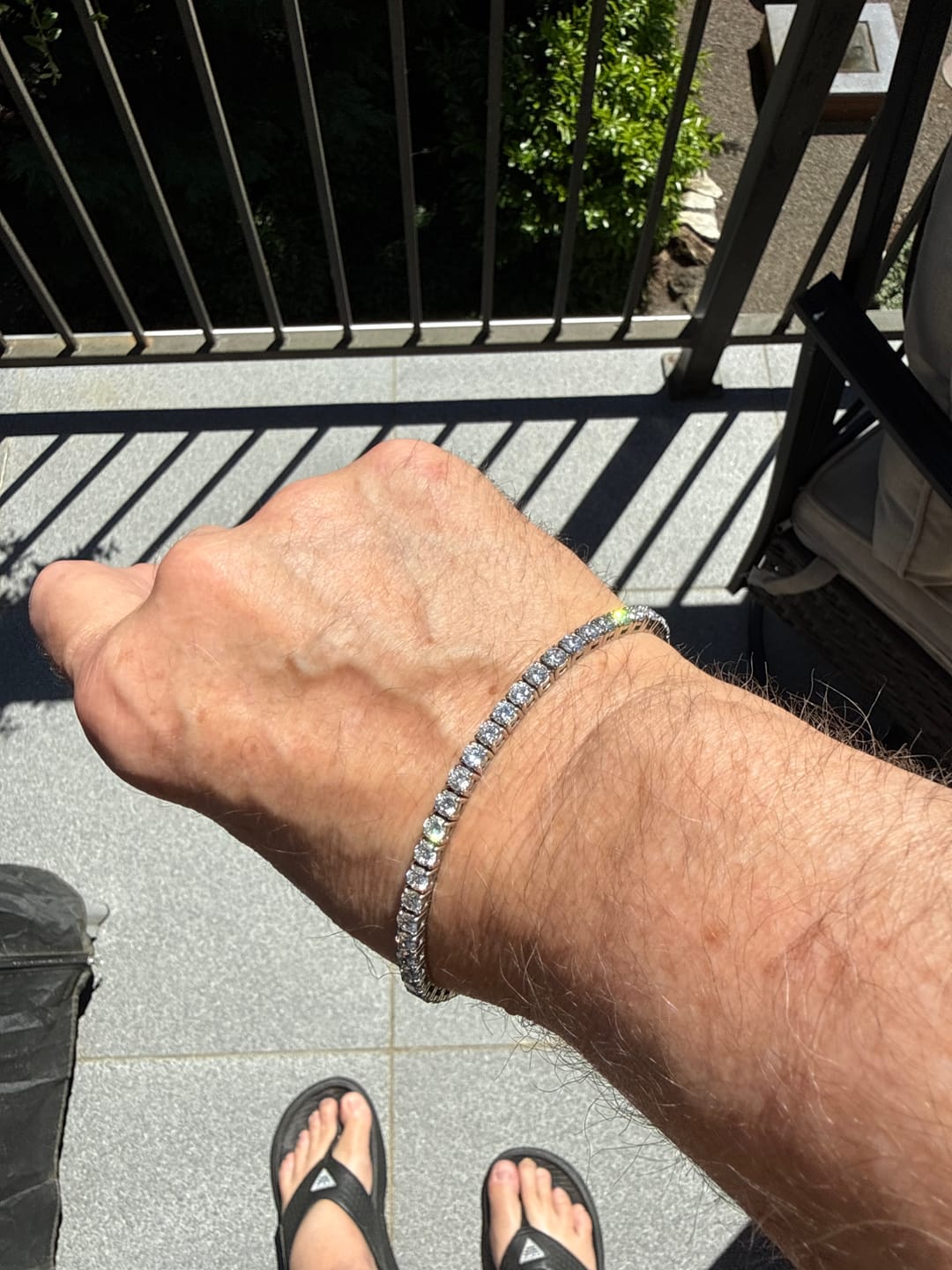 Customer photo review of TENNISBOY BRACELET. - 4MM