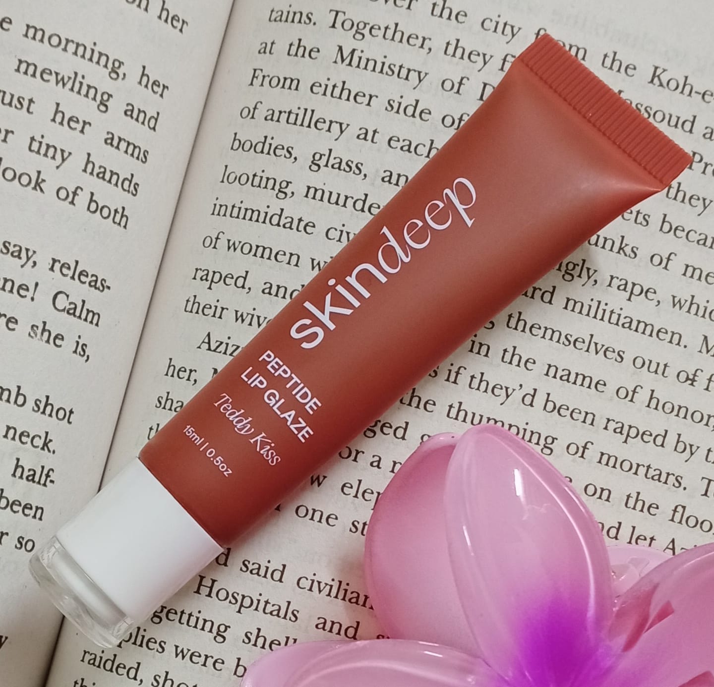 Customer photo review of » Peptide Lip Glaze (100% off)