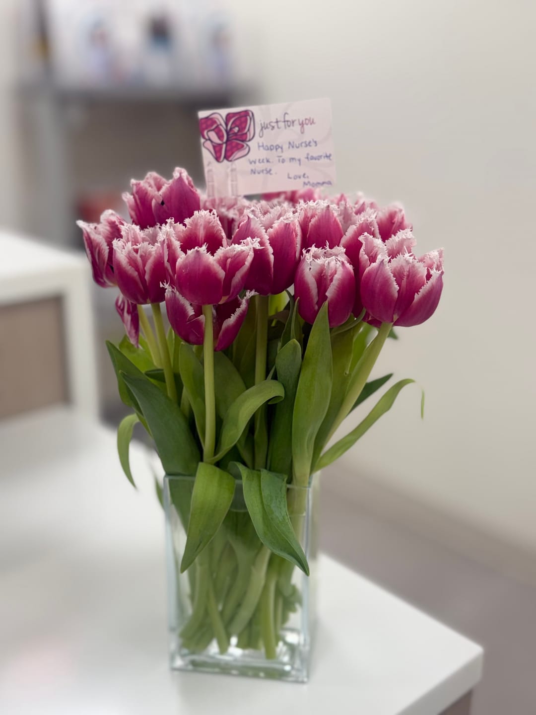 Customer photo review of Tulip Bouquet