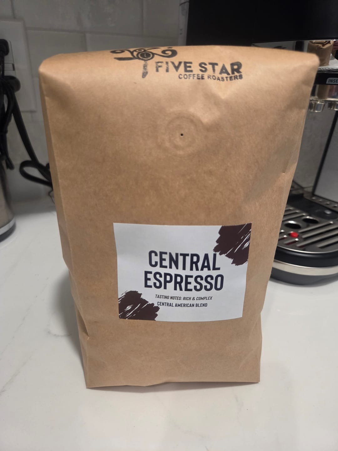 Customer photo review of Central Espresso Blend