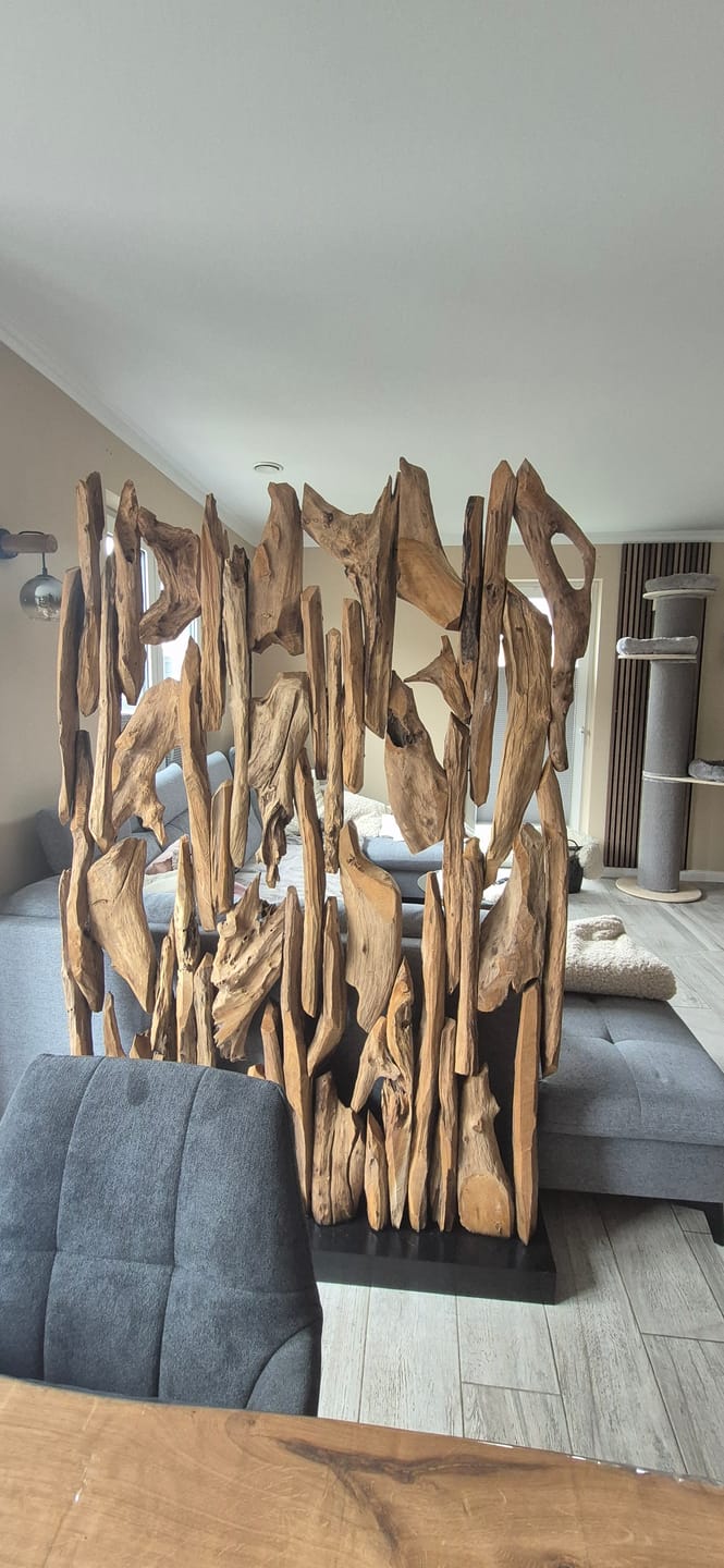 Customer photo review of BELMIRO Design Holz Raumteiler Breite +-130 cm