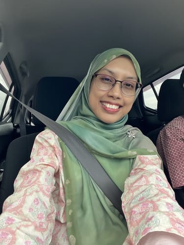 Customer photo review of Coretan Shawl (Rimbun)