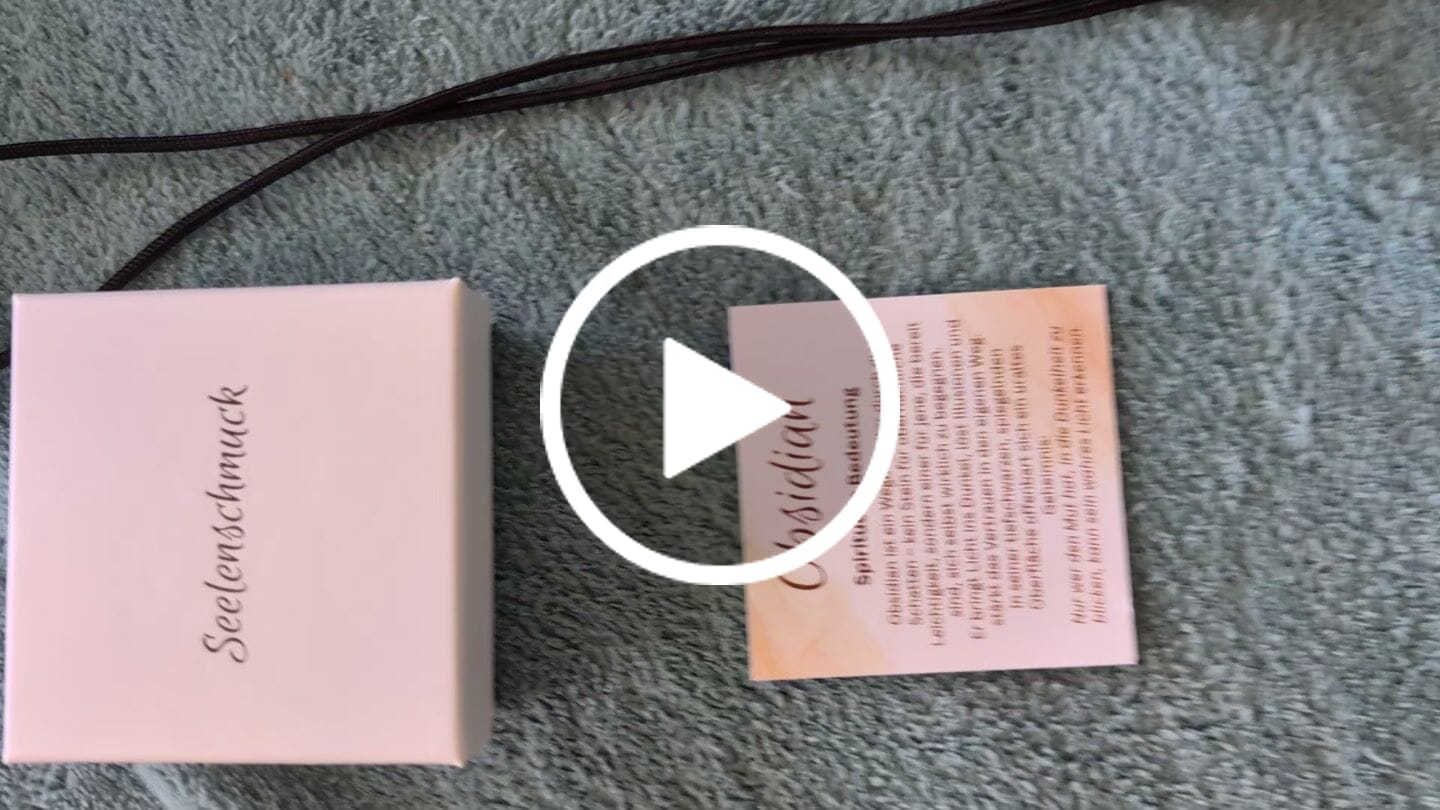 Customer video review of Obsidian Anti-Negativität Set
