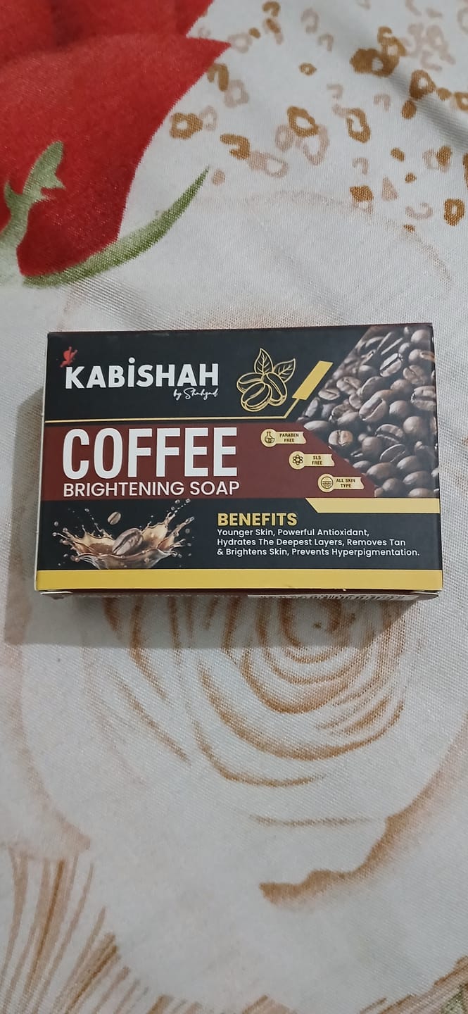 Customer photo review of Coffee Brightening Soap