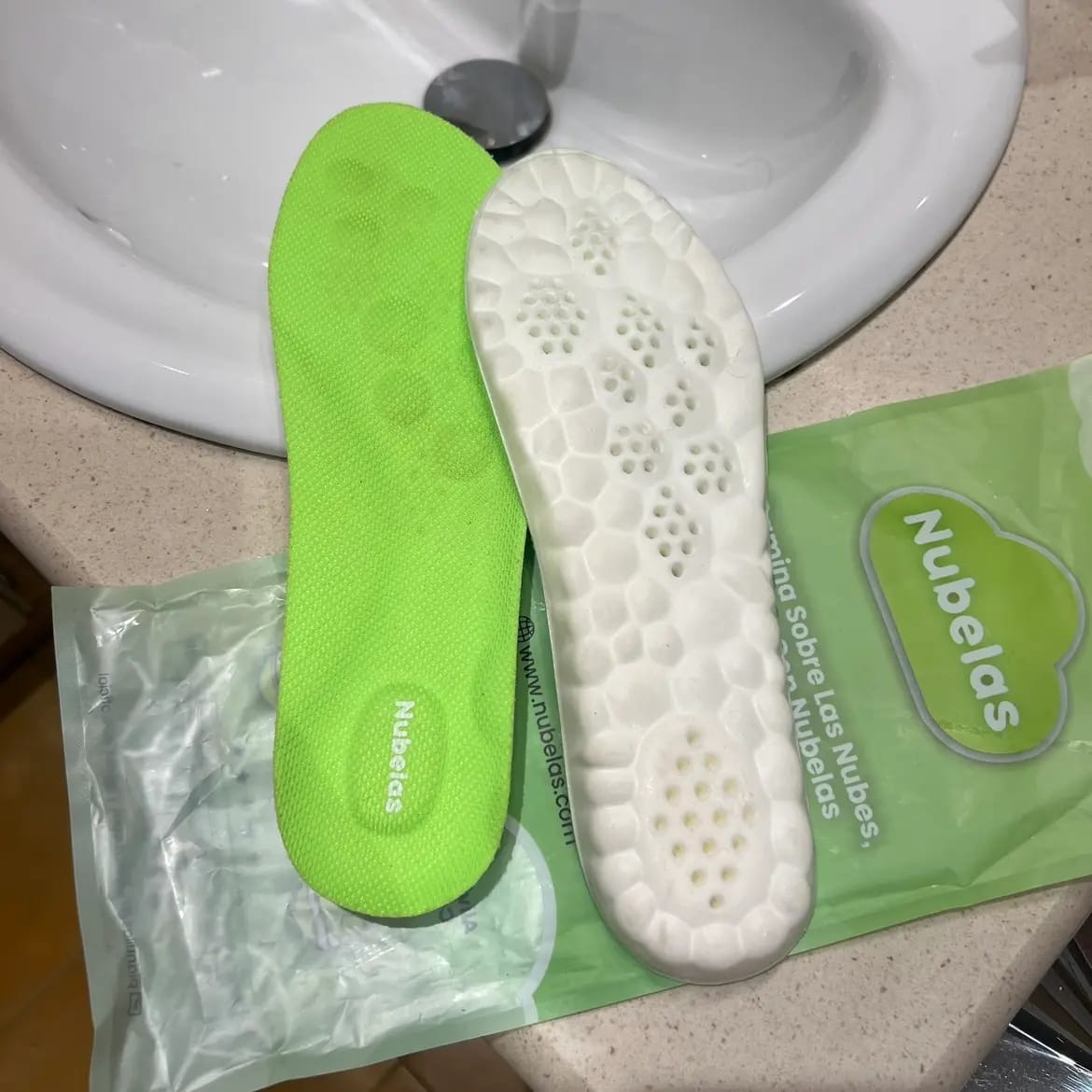 Customer photo review of Plantillas Nubelas | Comodidad en cada pisada