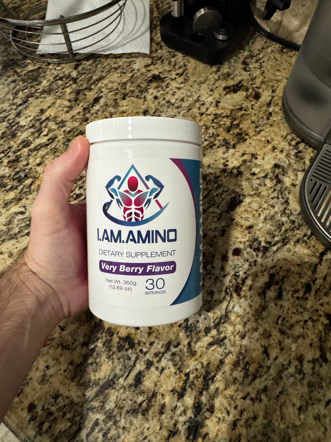 Customer photo review of I.AM.AMINO