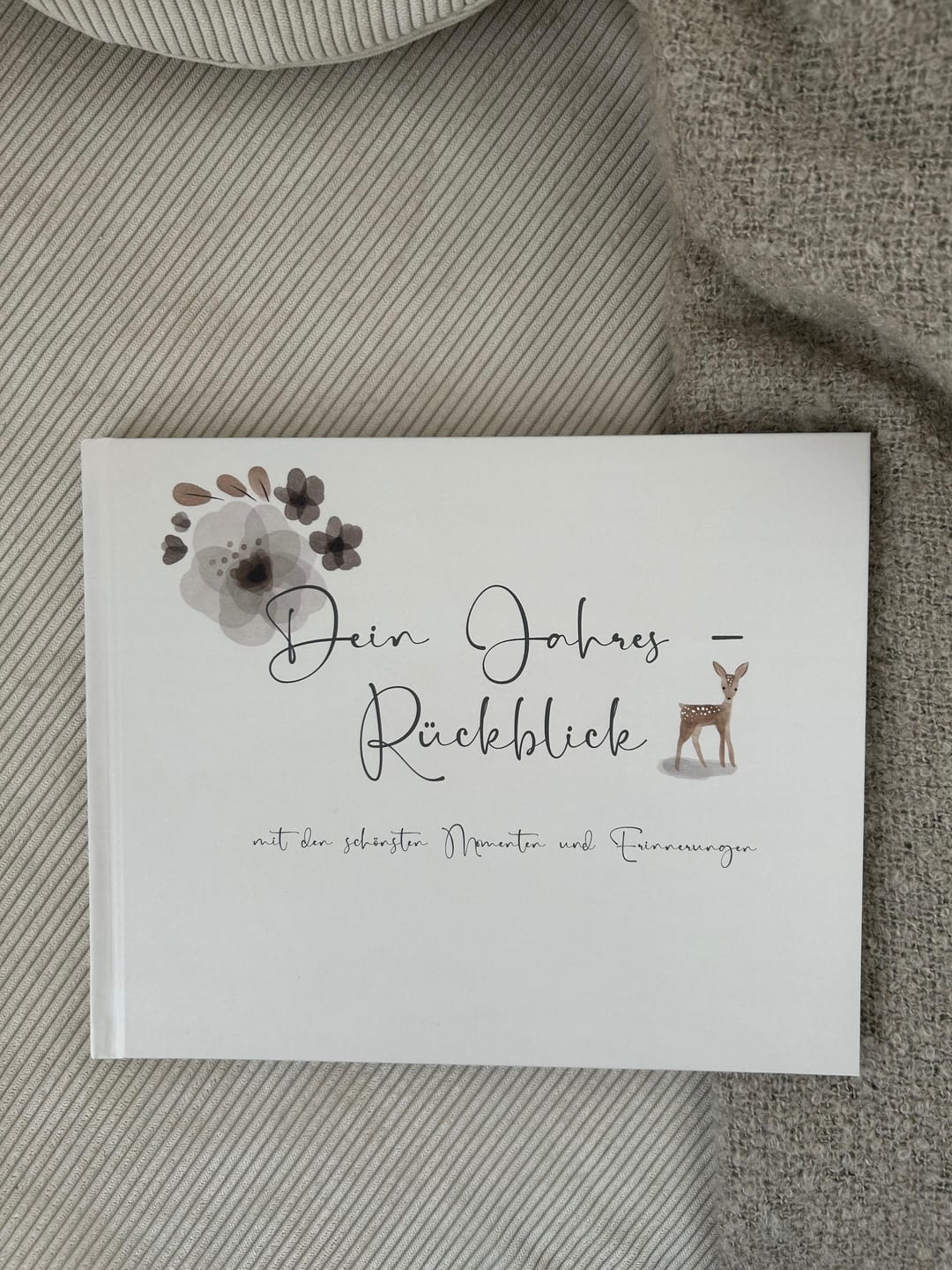 Customer photo review of Kleinkind Erinnerungsbuch