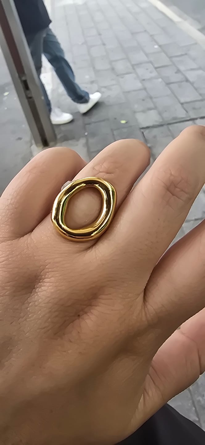 Customer photo review of Anillo Rust Mini