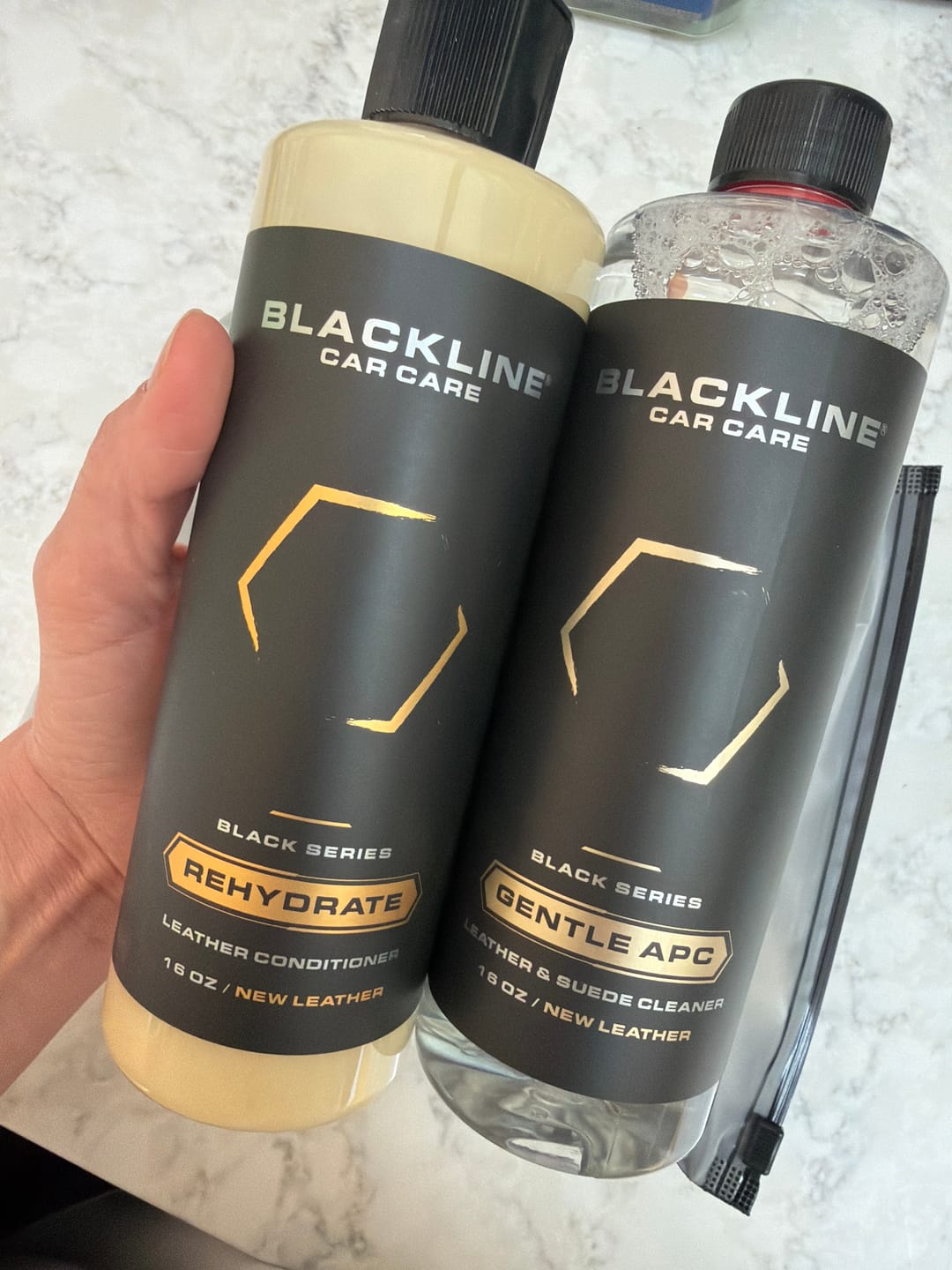 Customer photo review of BLACKLINE® LEATHER KIT