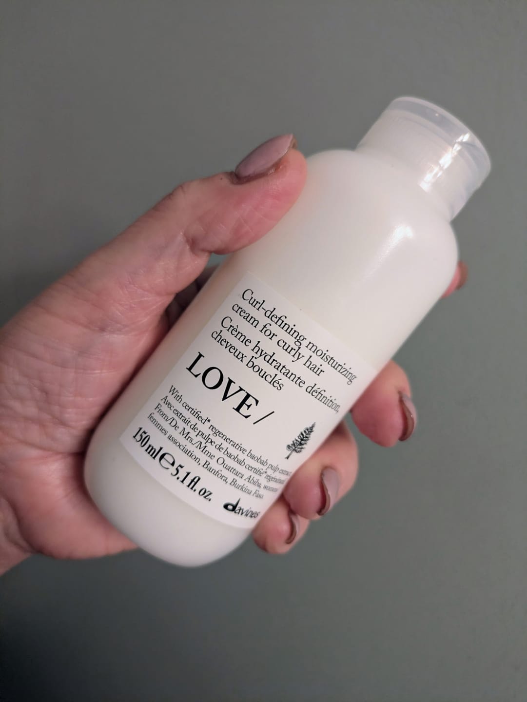 Customer photo review of LOVE CURL Cream