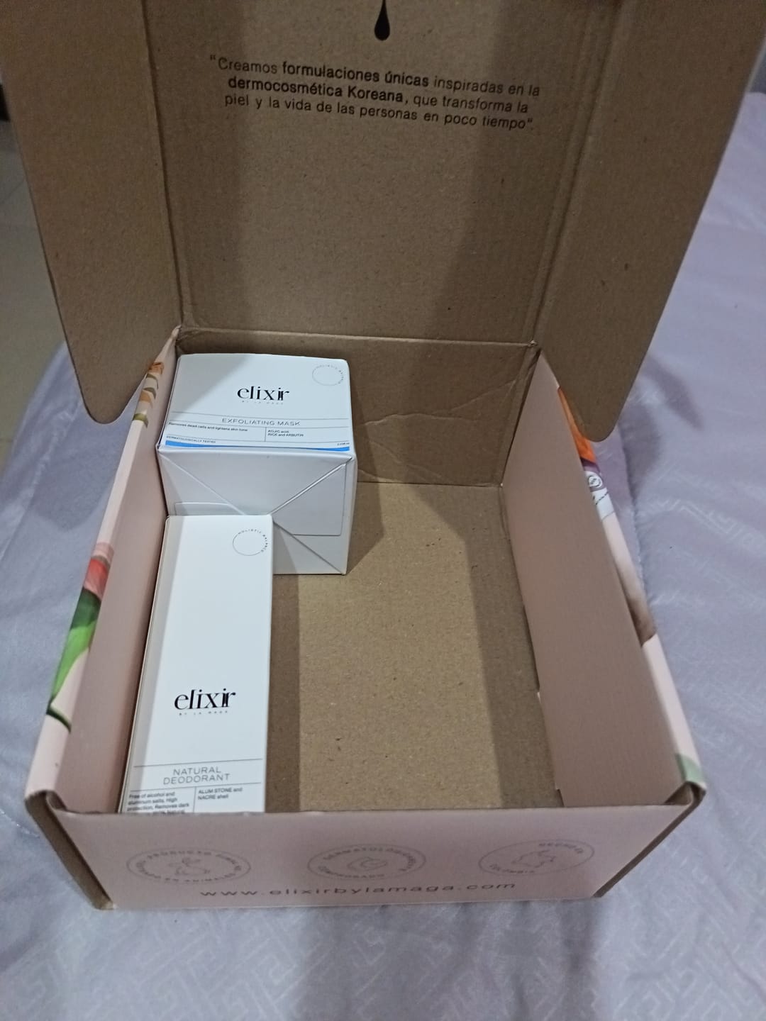 Customer photo review of Desodorante Natural Unisex