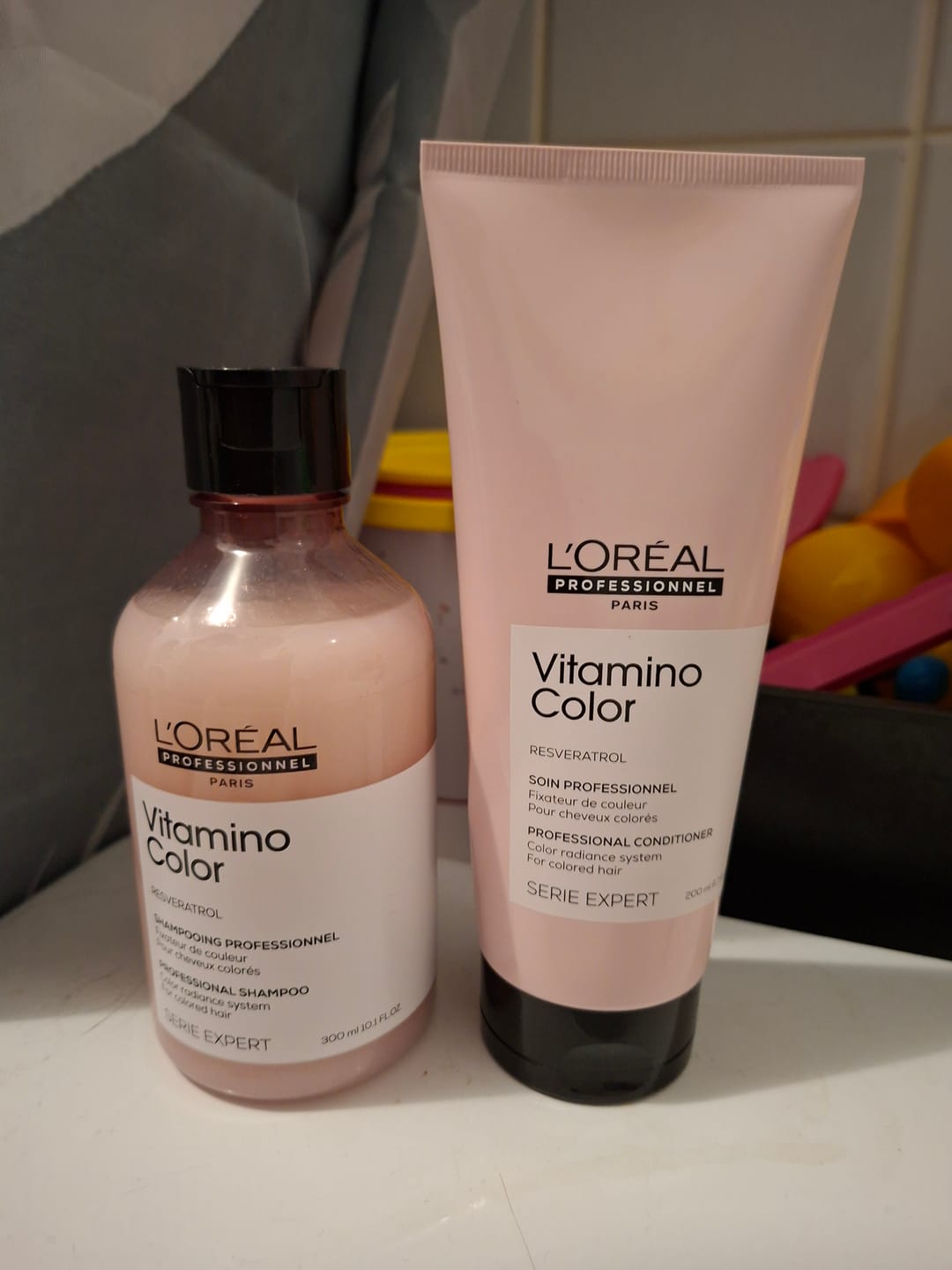 Customer photo review of SE Vitamino Color Resveratrol Conditioner