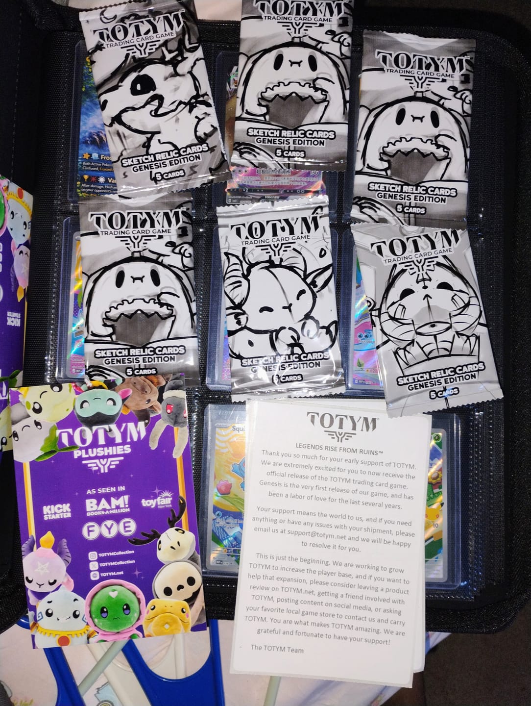 Customer photo review of TOTYM Trading Card Game | Genesis Base Set - 1st Edition