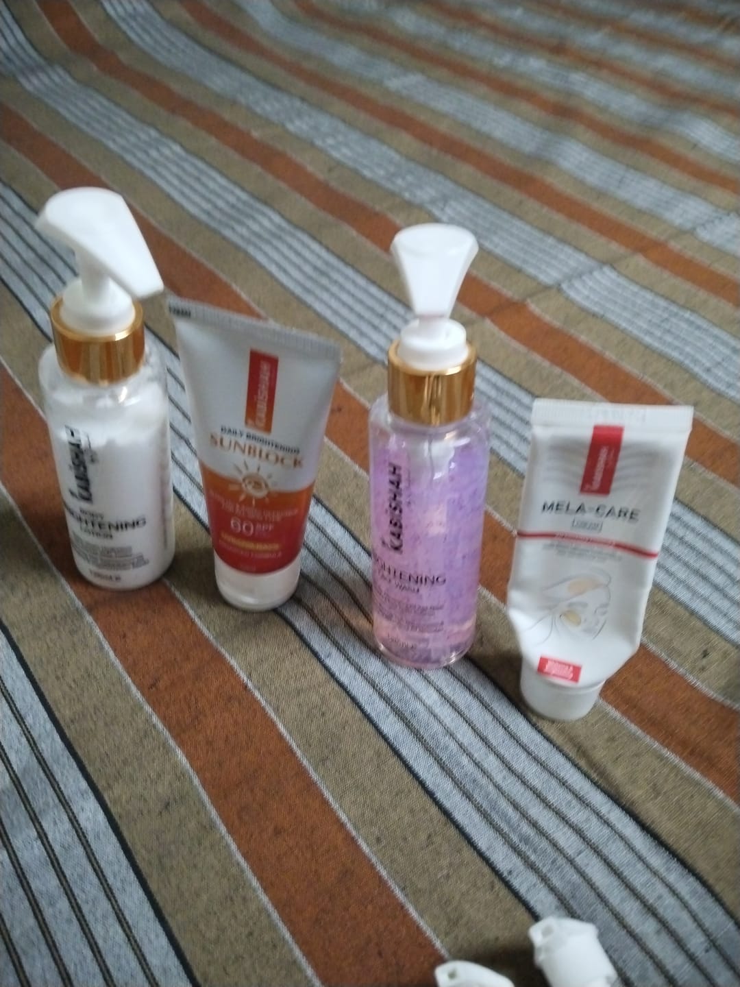 Customer photo review of DazzleSkin Body Hydrating Lotion