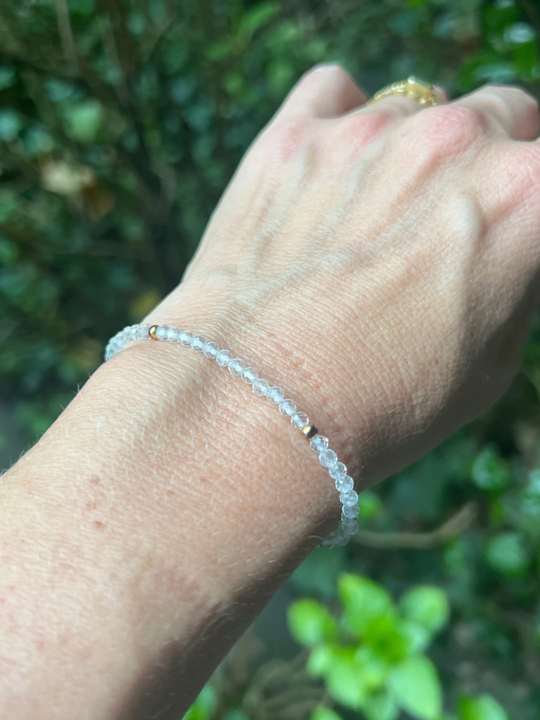 Customer photo review of Mondstein Perlenarmband
