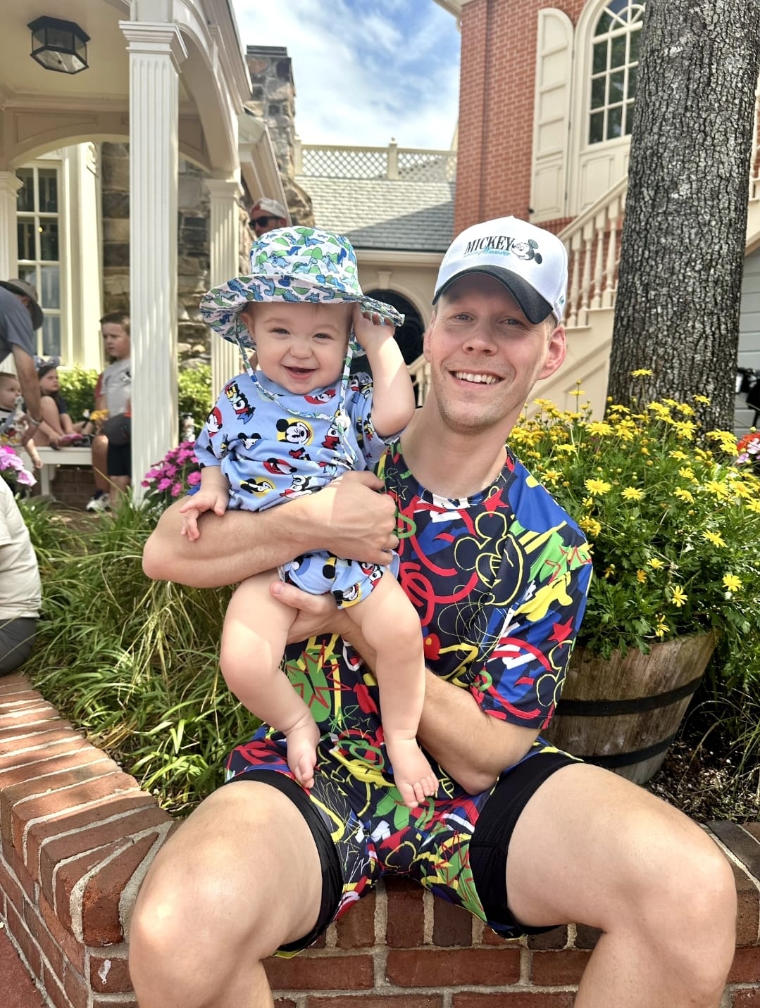 Customer photo review of Disney "Outside the Lines" – V1 Lined Training Shorts