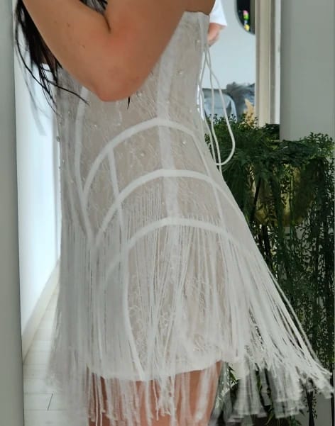 Customer photo review of Naomi Mini Dress