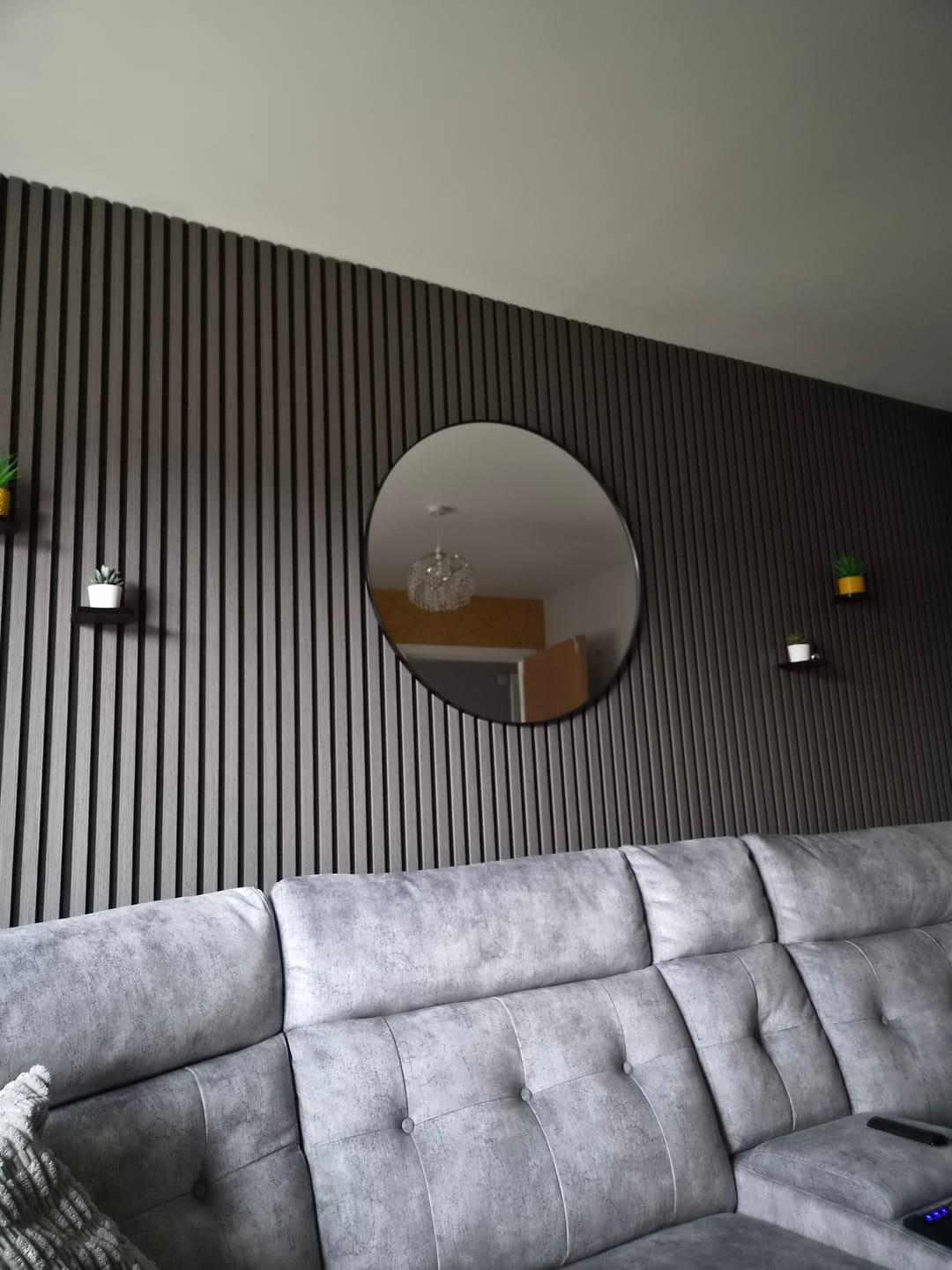 Customer photo review of Premium Acoustic Wall Panels - Light Grey