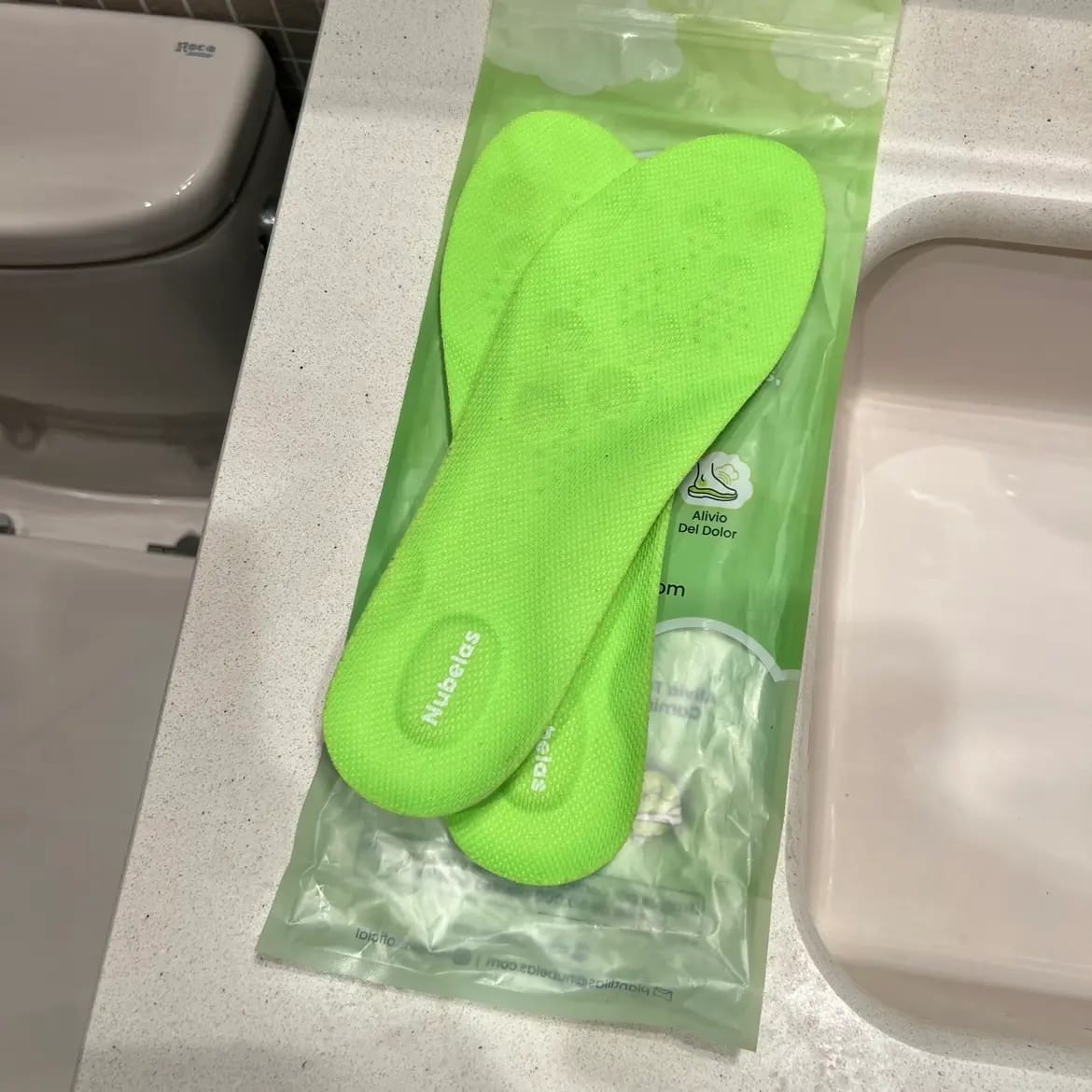Customer photo review of Plantillas Nubelas | Comodidad en cada pisada