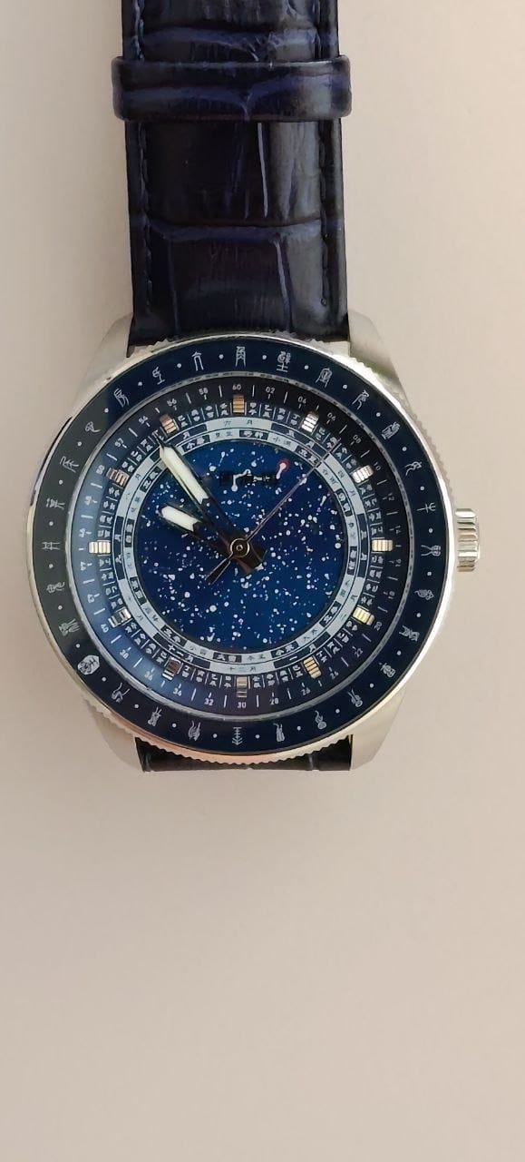 Customer photo review of Chinese 24 Solar Terms Star Calendar Watch 43mm