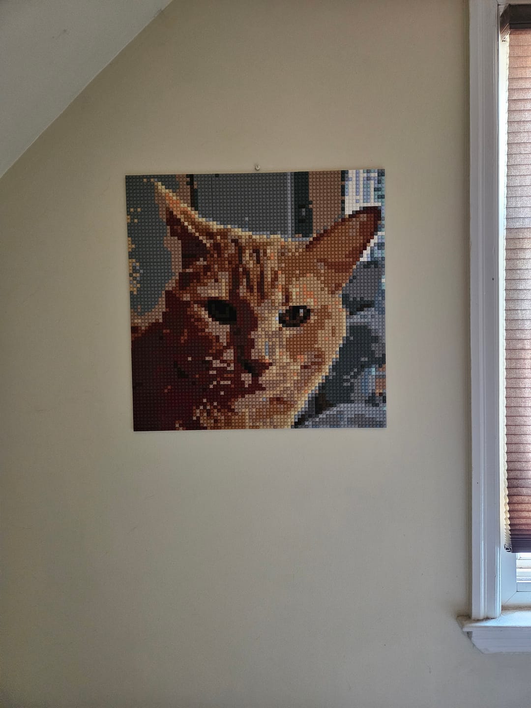 Customer photo review of Custom Design Brick Mosaic - 3x3 baseplates
