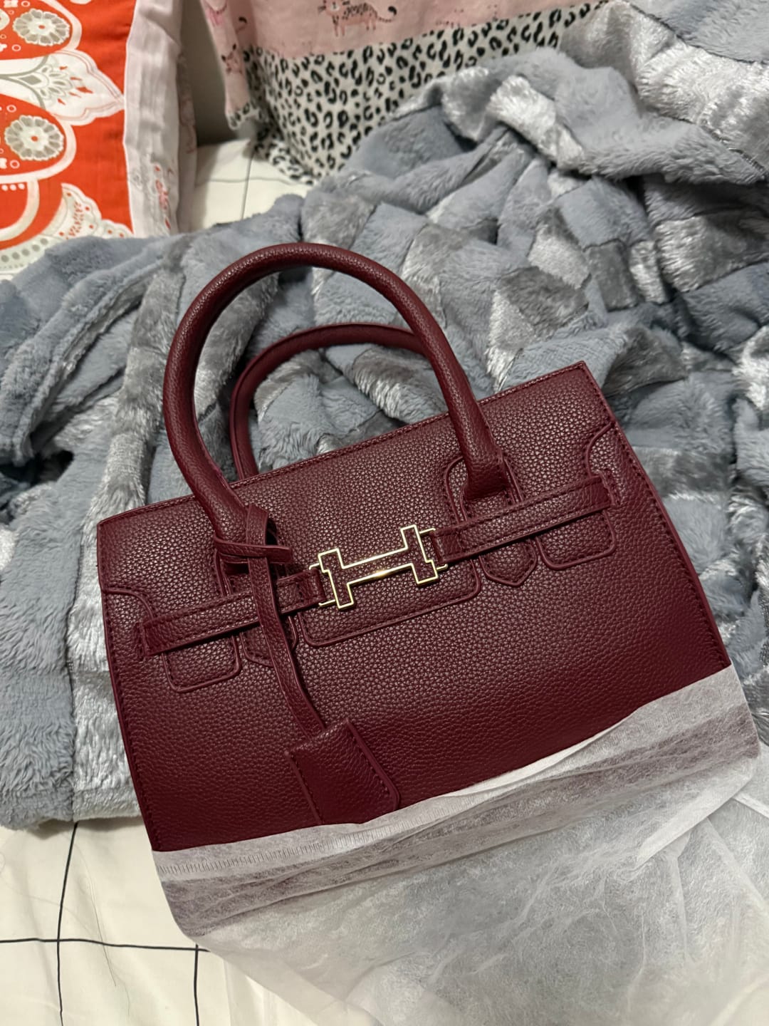 Customer photo review of Signature Lock Satchel