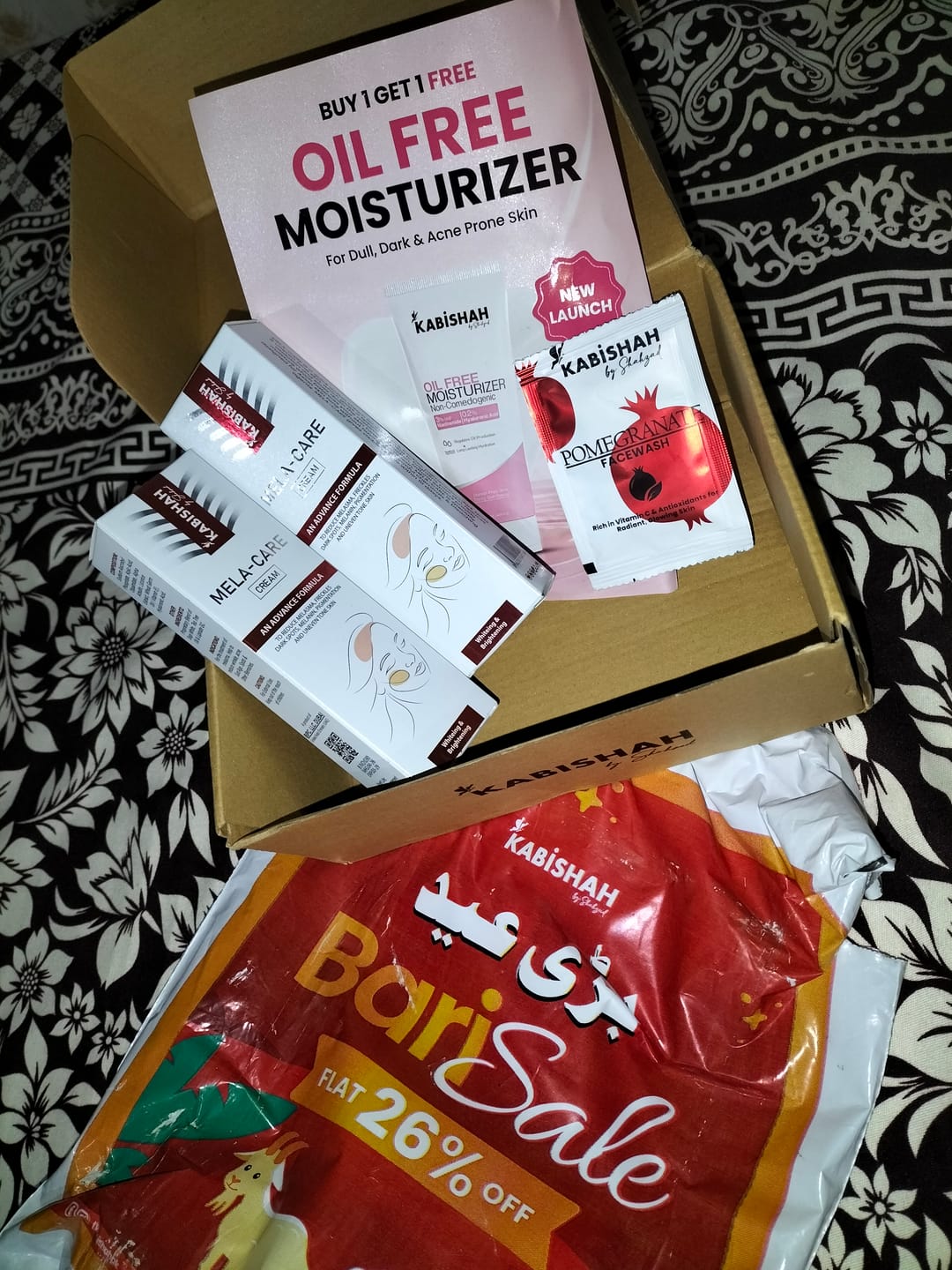 Customer photo review of Mela Care Advanced Brightening Cream Double Pack Bundle