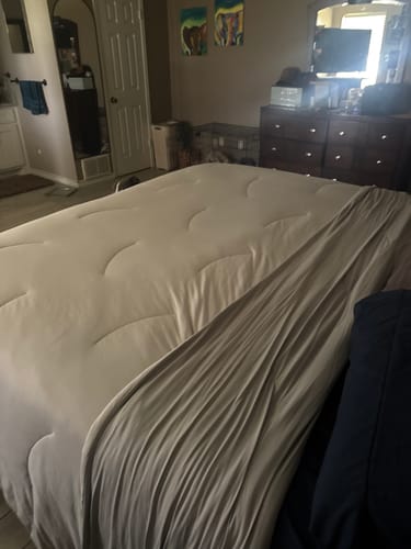 Customer photo review of CloudCool™ Cooling Comforter