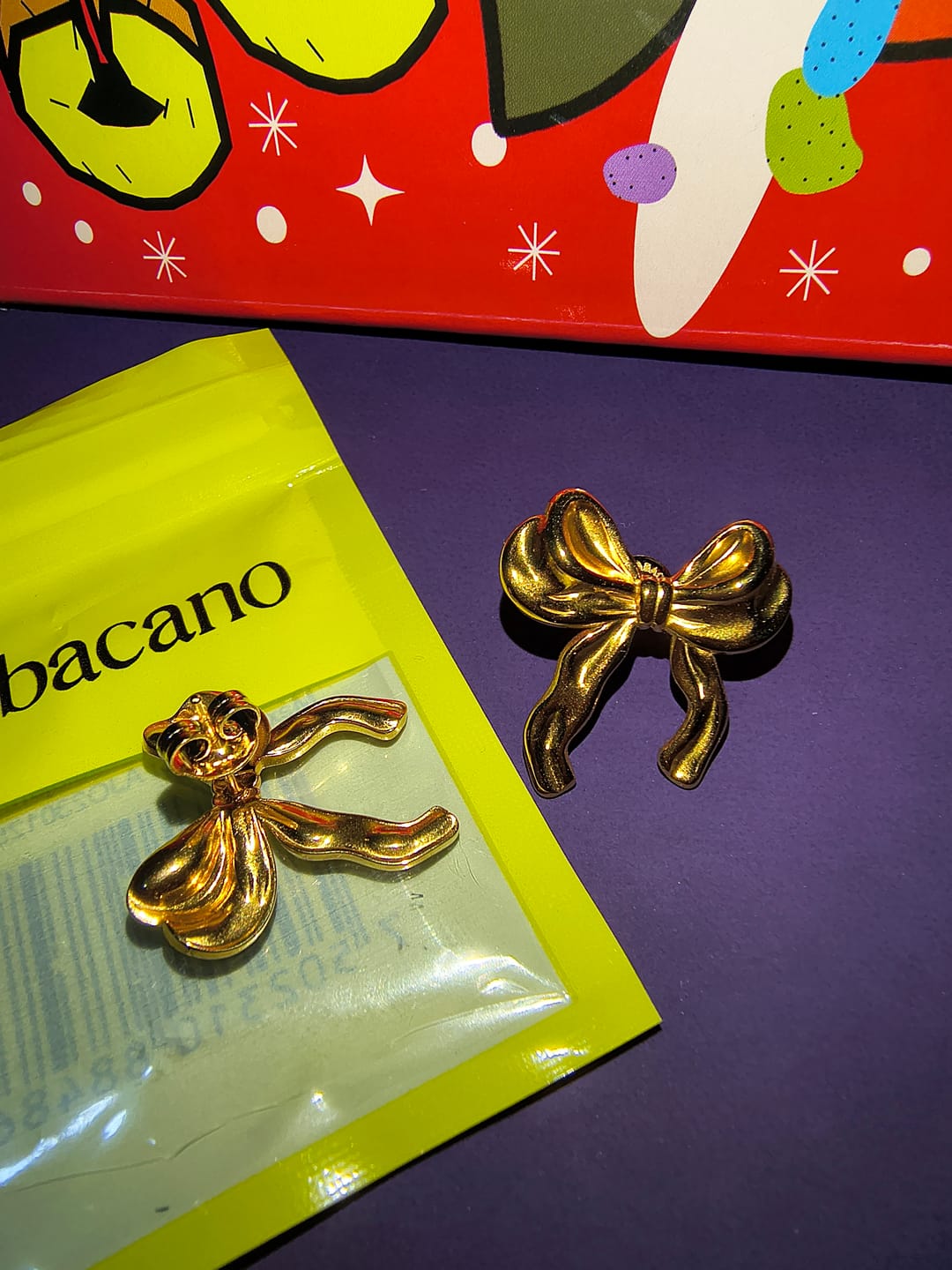 Customer photo review of Aretes Ribbon Classy