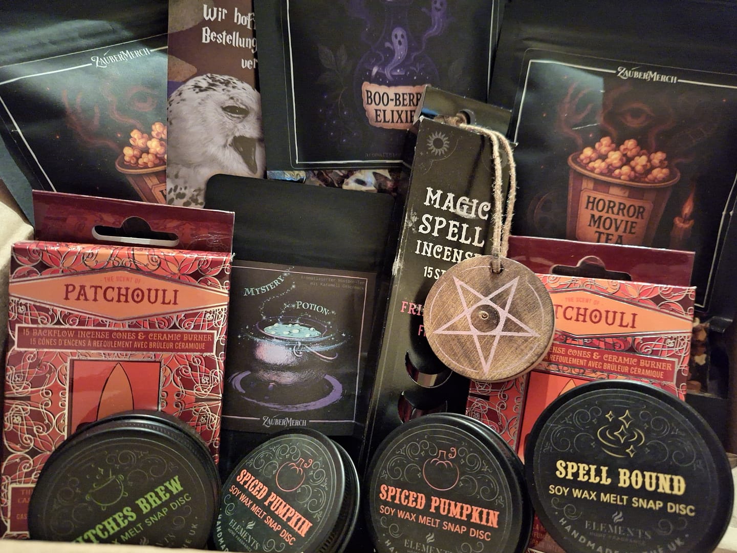 Customer photo review of Horror Movie Tea – Früchtetee mit Erdbeer-Popcorn-Geschmack | Halloween Tee