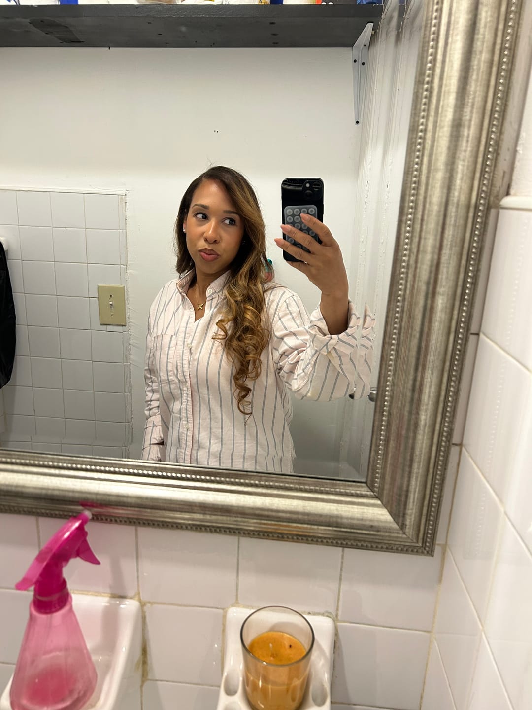 Customer photo review of Raw Indian Curly Hair