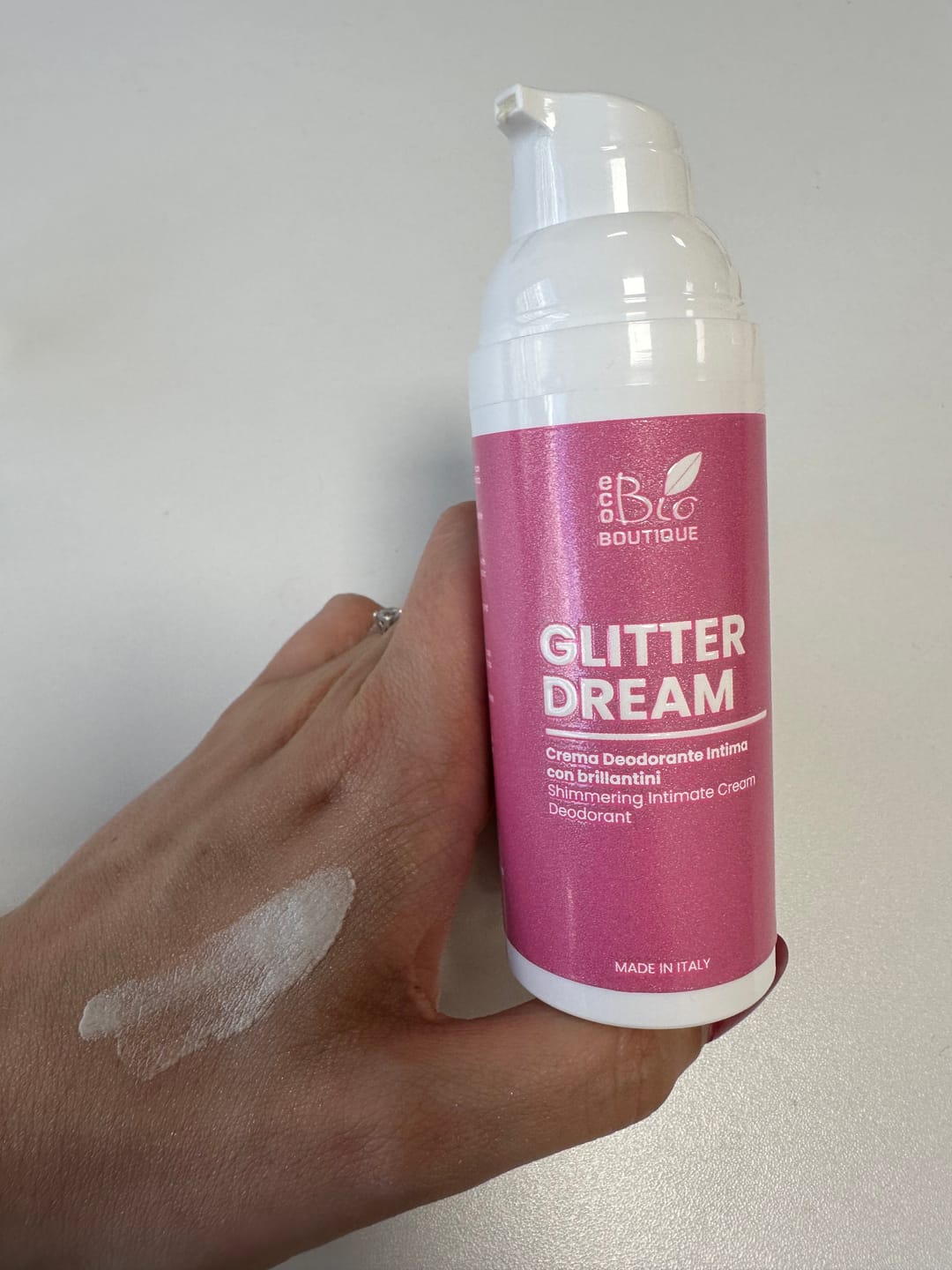 Customer photo review of Glitter Dream - Crema Intima