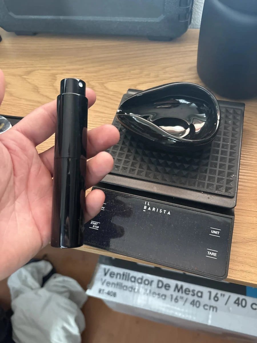Customer photo review of RDT - Atomizador y Dosificador para Granos de Café - Kit Antiestática