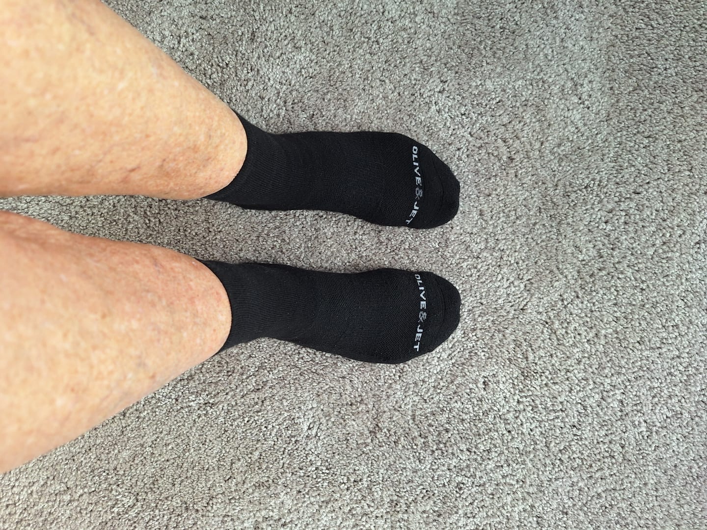 Customer photo review of Quarter Socks
