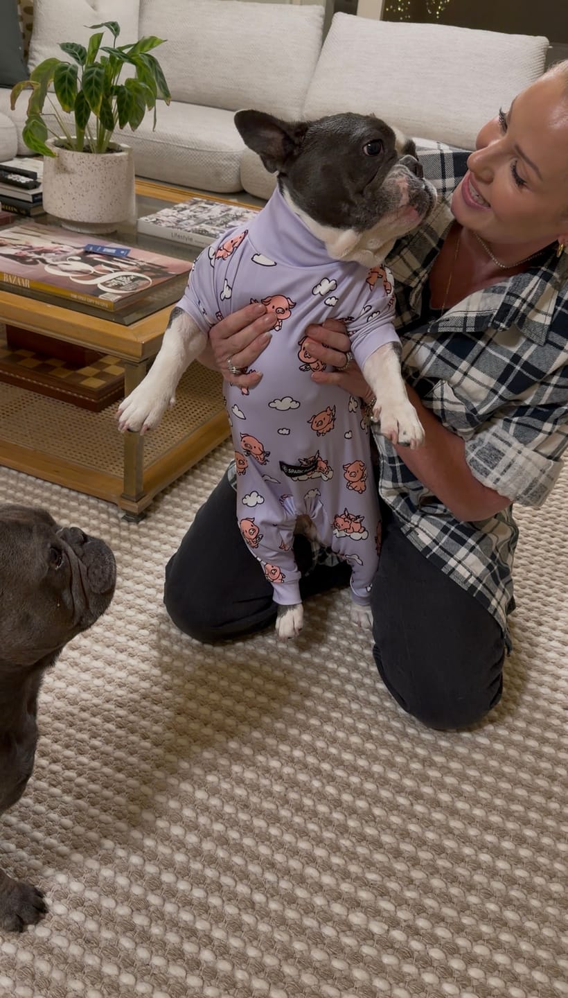 Customer photo review of Dog Pajama Prints