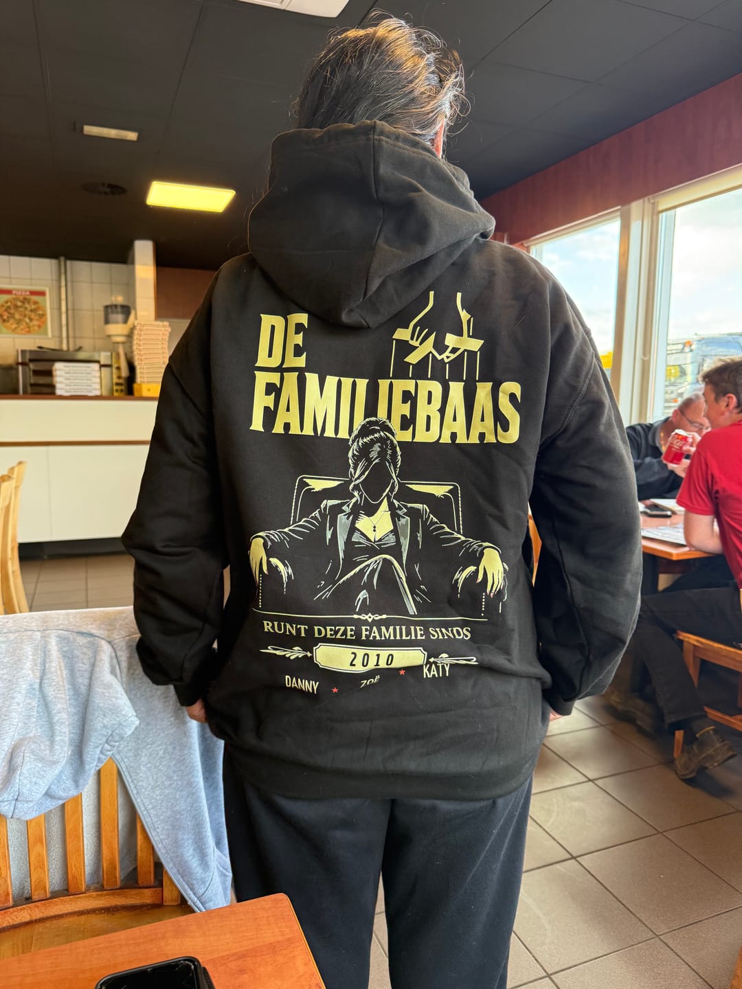 Customer photo review of De Familiebaas - Shirt Unisex