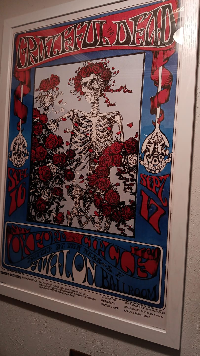 Customer photo review of Grateful Dead Skeleton & Roses Poster