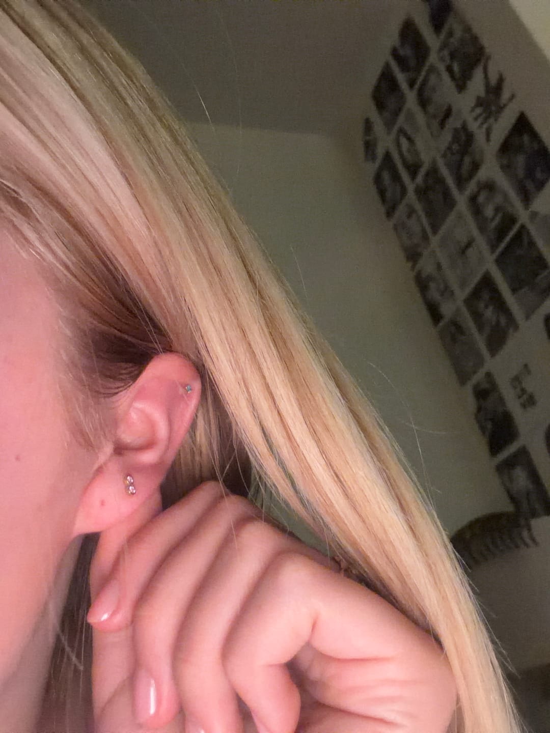 Customer photo review of 🎁 Free Gift Molly Stud Earrings (100% off)