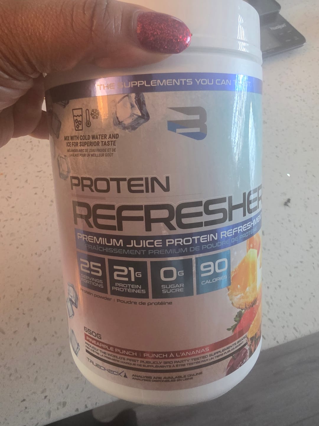 Customer photo review of Protein Refresher