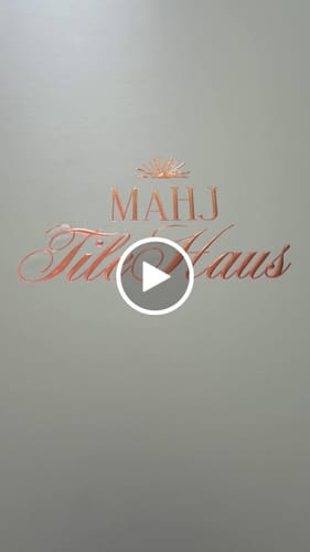 Customer video review of Tortoiseshell Mahjong Racks