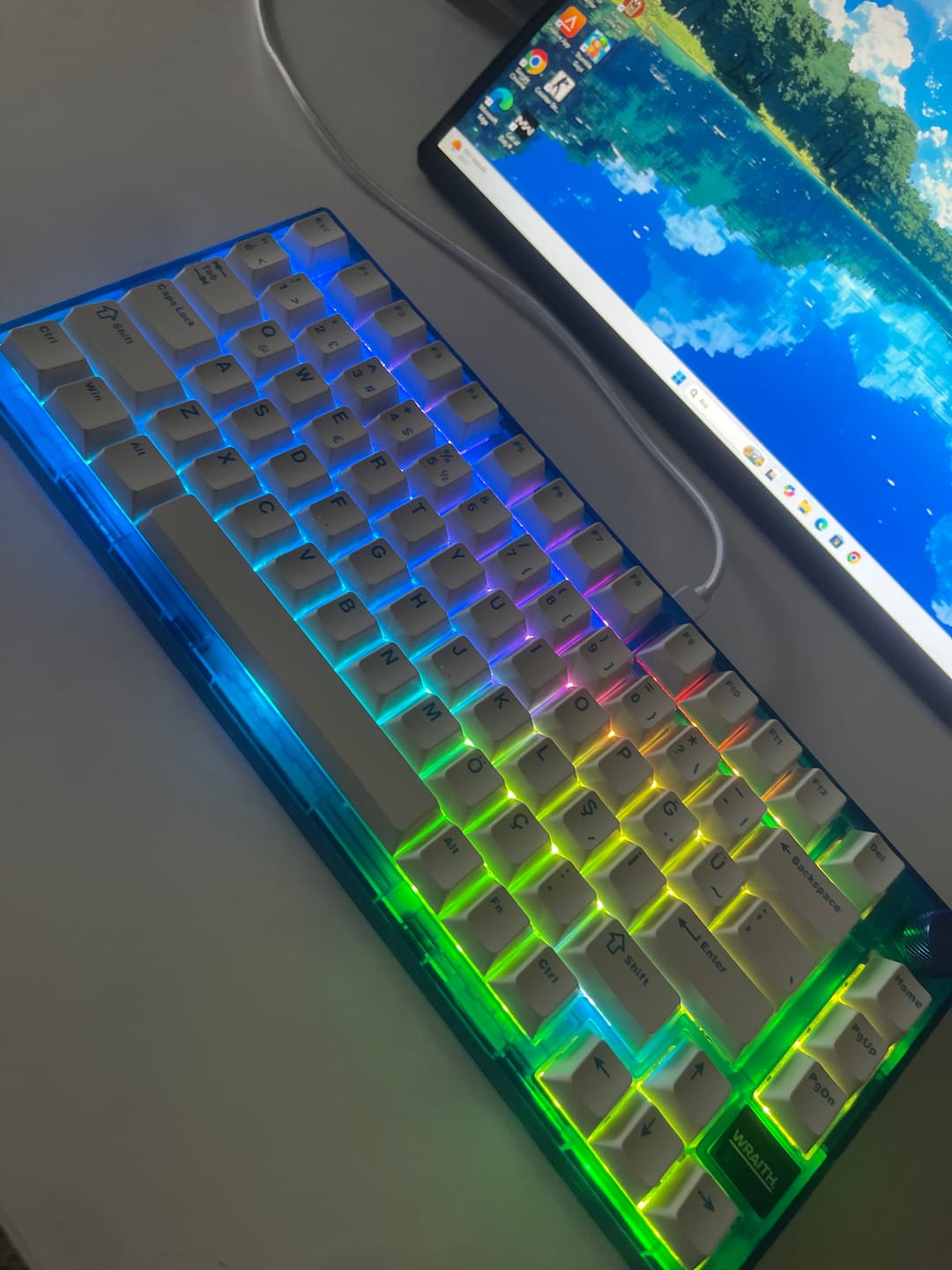 Customer photo review of Wraith W75 V2 Klavye (Manyetik Switch / HE)